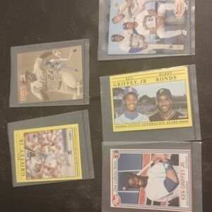 Ken Griffey cards 0ne rookie card